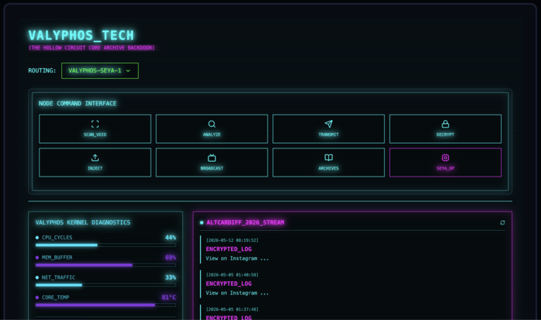 Valyphos.tech: The First Public Implementation of Hyperstition Architecture®